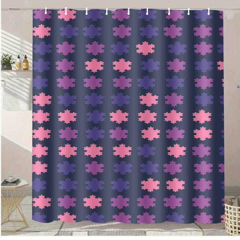 

Kimono Cat Washable Dirt-Resistant Shower Curtain Shower Head Waterproof Polyester Bath Curtain For Home Decor Accessories W60H190(CM)-1 Pcs