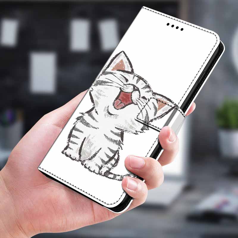 Flip Leather Case For Samsung Galaxy S25+/ S25 Ultra / S25 Edge Phone Wallets Stand Book Cover For Galaxy S25 Animal Phone Case
