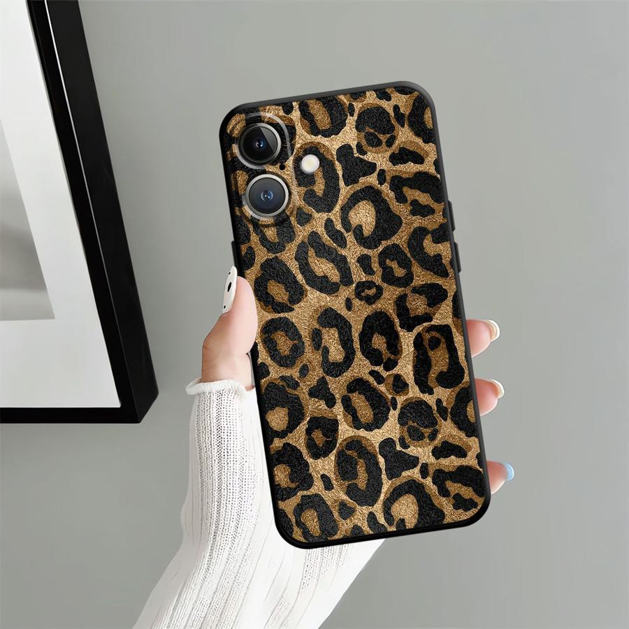 Fashion Leopard Pattern Case for Apple iPhone 17 Pro Max 16 12 15 Pro 7 8 14 13 Air XR XS MAX 11 Funda Phone Cover
