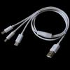 Multi 3 in 1 USB C Long Charger Cable Charging Cord Multiple Ports Long Charging Cable Type C Connector for Cellphones