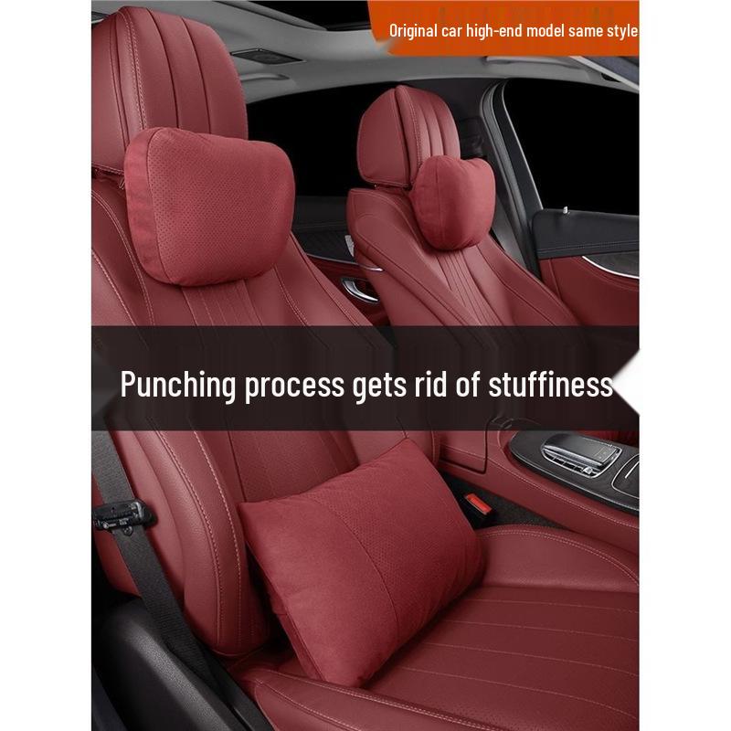 Car Headrest, Seat, and Lumbar Support Pillow for S-Class Maybach, Mercedes-Benz, and Tesla