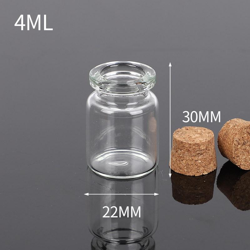 Mini Small Capacity Empty Glass Vial DIY Cork Stopper Wishing Drift Bottle Multi Purpose Household Storage Decoration Products