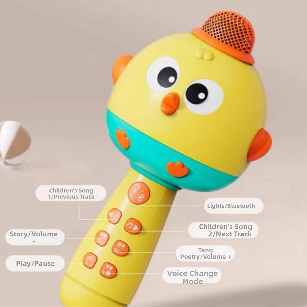 Music Kids Microphone with Speaker Cute Children Singing Machine  Home Use