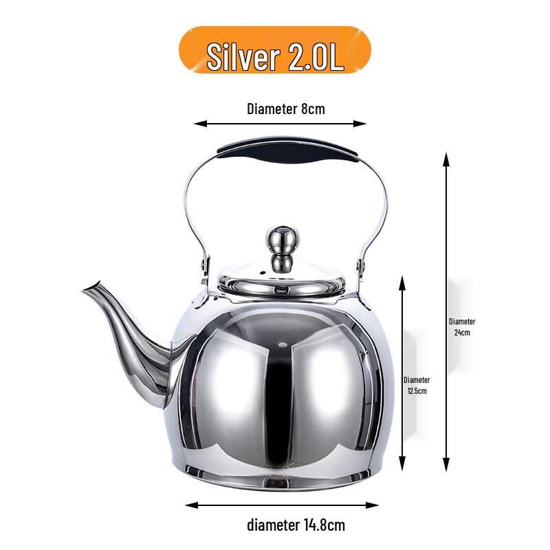 Abay Thickened Stainless Steel Kettle & Teapot