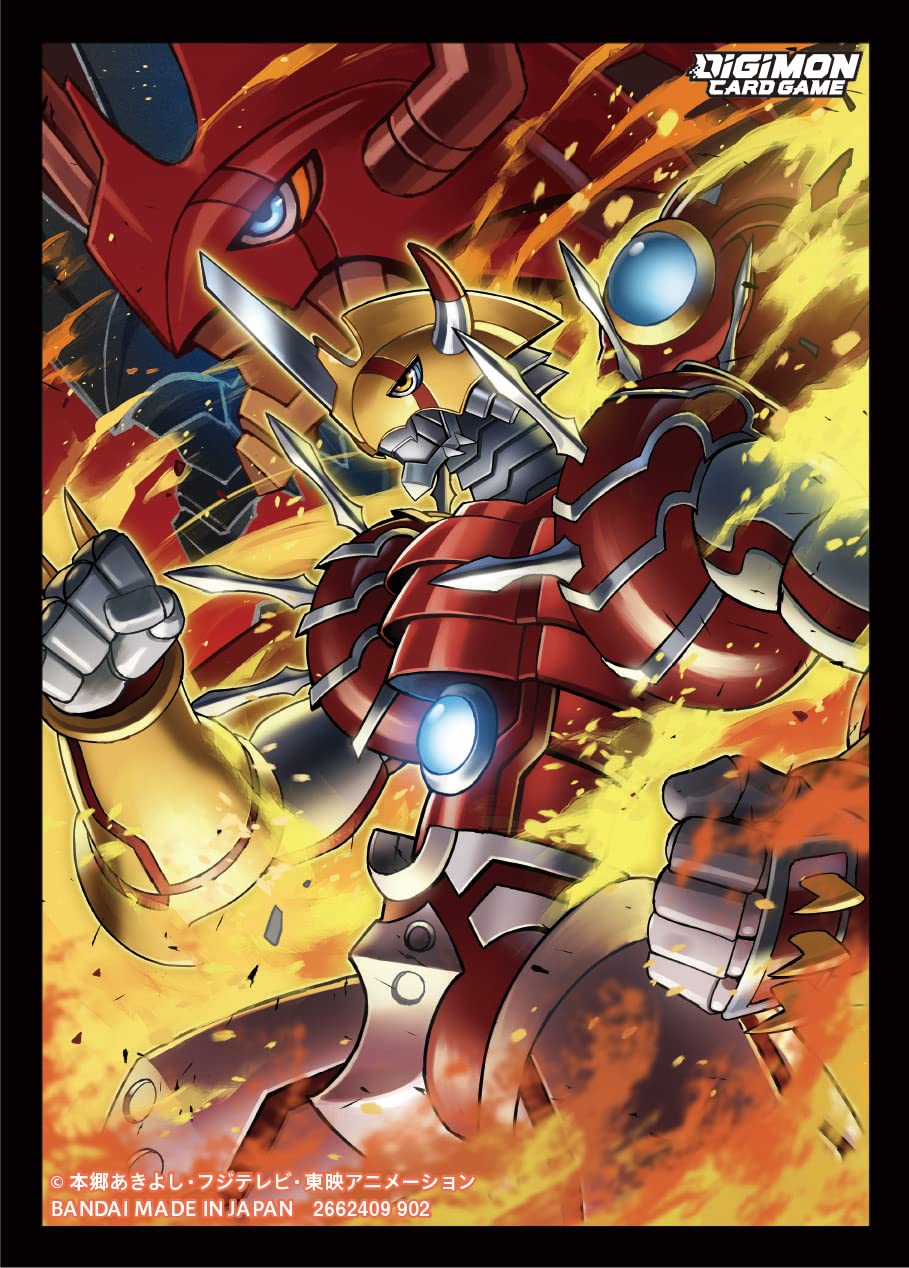 

Официальная карта игры BANDAI Digimon Card Cover 2022 Shine Greymon Ver.2.0