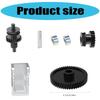 High Precisions CNCs Machined Gear Set with Nanocoated for X1 P1 3D Printer Improved Durability and Performances