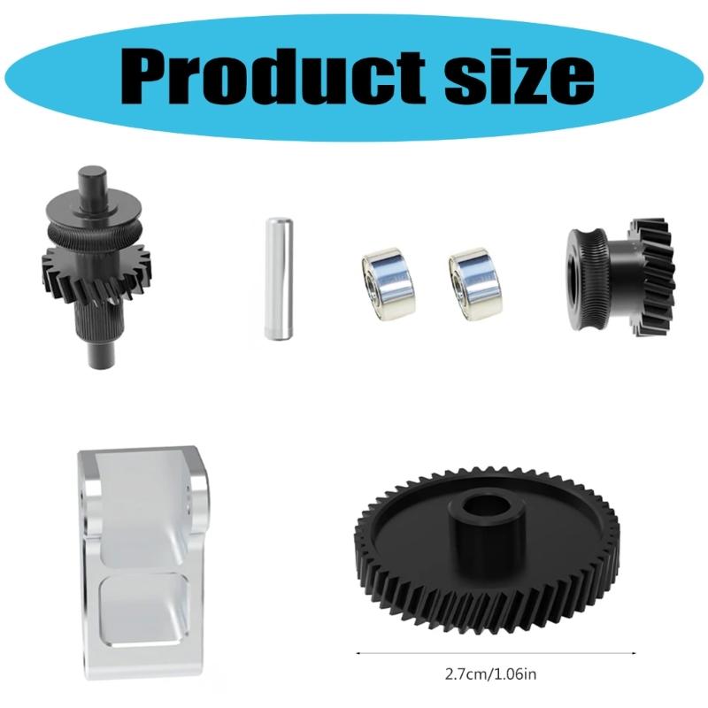 High Precisions CNCs Machined Gear Set with Nanocoated for X1 P1 3D Printer Improved Durability and Performances