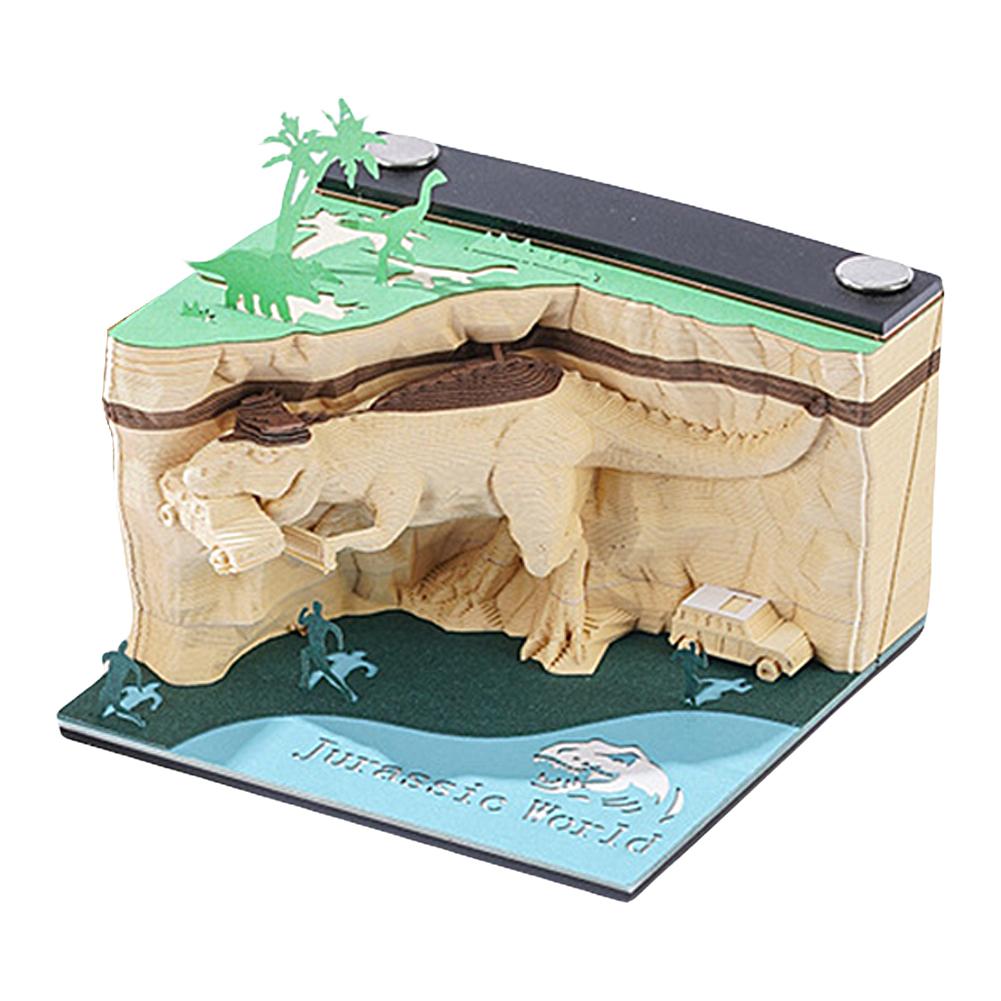 2025 Tear Away Calendar Panoramic Hand-Torn Paper Carving 3D Art Calendar Paper Carving 2025 Calendar Memo Pad Desktop Ornaments