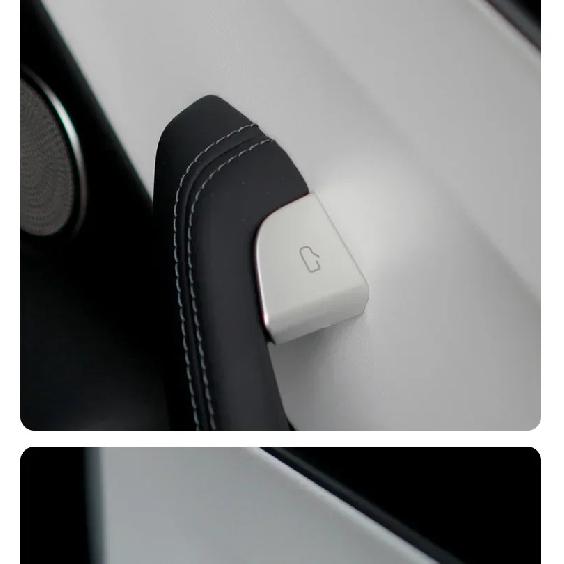 For Tesla Model 3 Highland Model Y Juniper/Launch 2025 Car Open Door Button Stickers 4X Handle Cover Interior Protection Trim