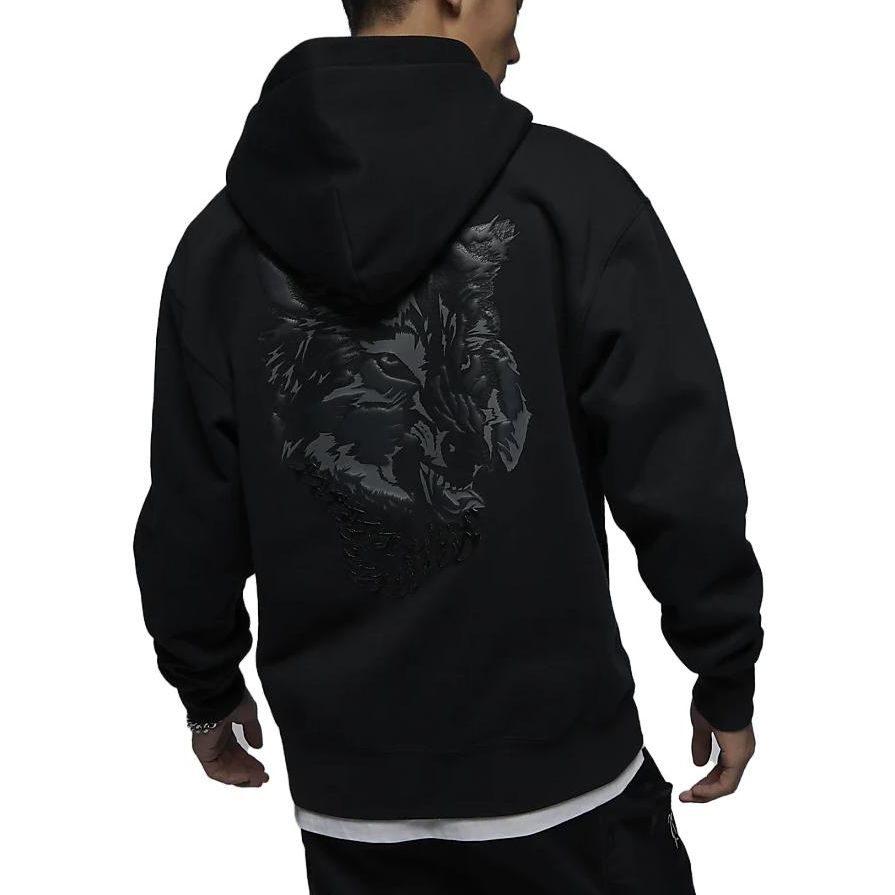 Jordan Sweatshirts Men's Black Hooded Moderate Regular DX0597-010