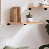 VidaXL Wall Shelf Light Brown 40x50x2 Cm Solid Treated Oak Wood 363632