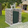 Vidaxl Gabion for Covering a Trash Can, 110X100X120 Cm