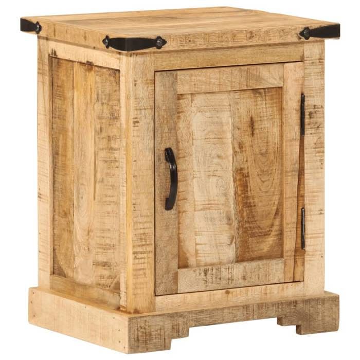 VidaXL Table de chevet 40x35x50 cm bois de manguier massif, armoire, meubles de chambre, support téléphonique, armoire 372717