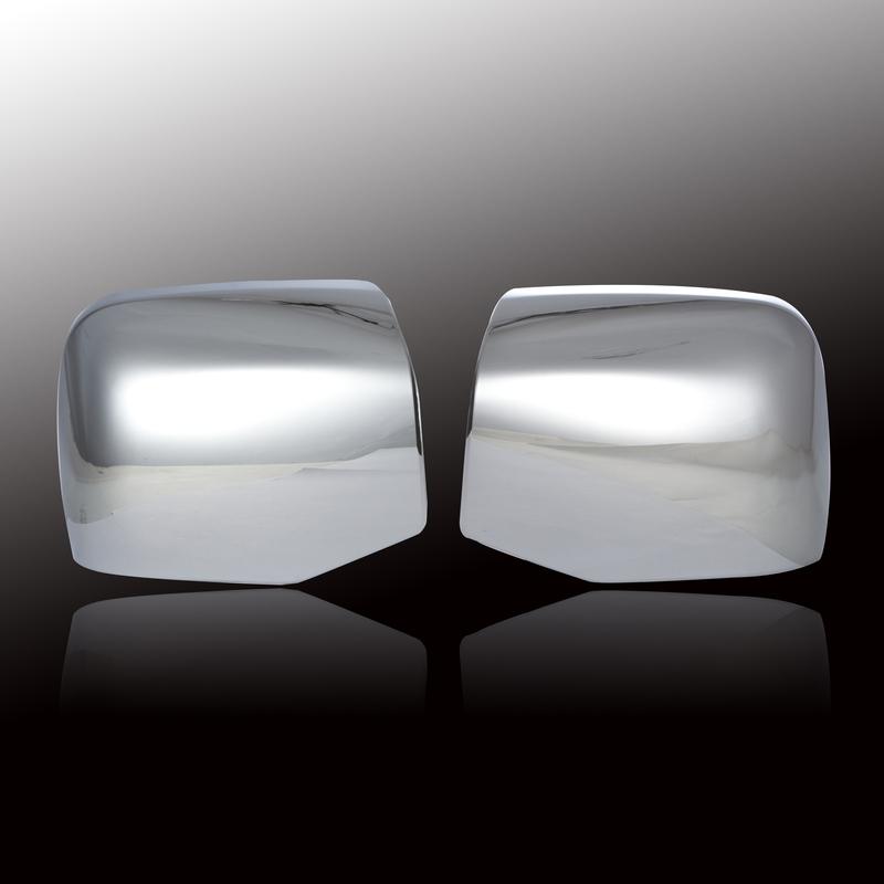 Chrome Rearview Mirror Cover Cap Exterior Accessories for 2009-2015 Honda Pilot No Turn Signal Light