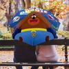Hey Duggee  Pattern, Automatic Folding Umbrella, Portable and Foldable Design, 8 Ribs, a Christmas or Birthday Gift.