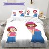Meg Griffin Pattern Bedding Home Decoration Birthday Gift ( 1 duvet cover + 2 pillowcase, without core),fan merchandise.