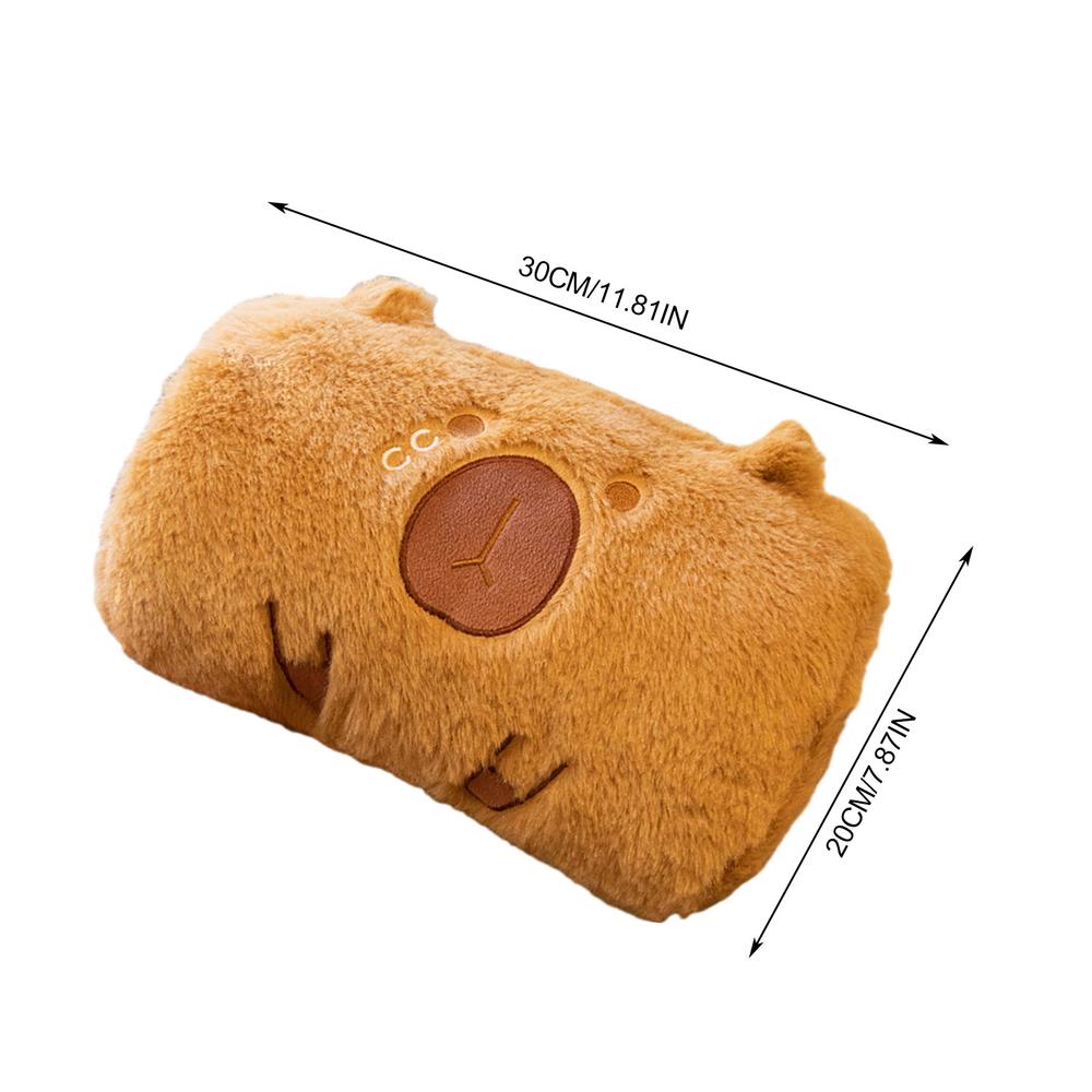 Plush Capybara Hand Warmer Plush Capybara Stuffed Toy Portable Plush Hand Warmer Suitable for Children's Birthday
