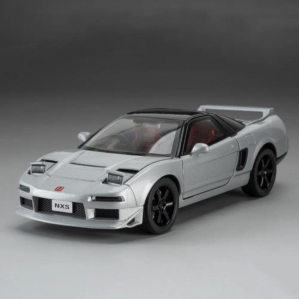 

1:32 Honda NSX Accord Alloy Model Toys Miniature Cars Diecast Vehices Doors Opened with Sound Light Pull Back Toy Kids Presents