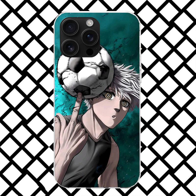 Custodia per Telefono Blue Lock Nagi Seishiro per iPhone 17 Air 16 16E 15 14 Plus 13 Mini 12 11 Pro Max 7 8 + SE 2020 Copertura Morbida Fundas 17