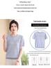 Mom's Autumn 2026 Embroidered Long-Sleeve Knit Top for Middle-Aged and Elderly Women