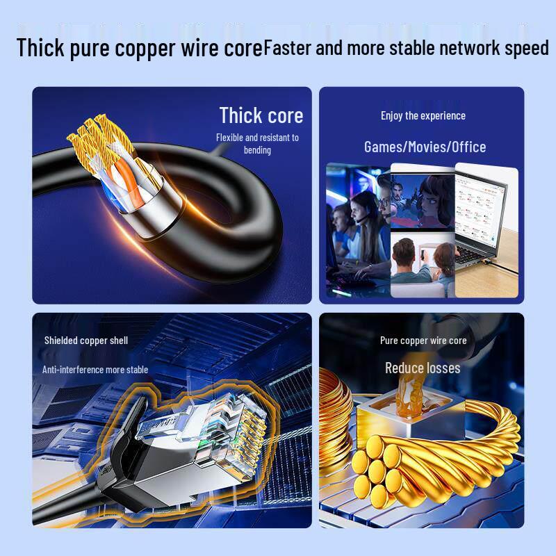 Shan Ze Cat 6 Gigabit RJ45 Male-Female Network Cable Extender Adapter.
