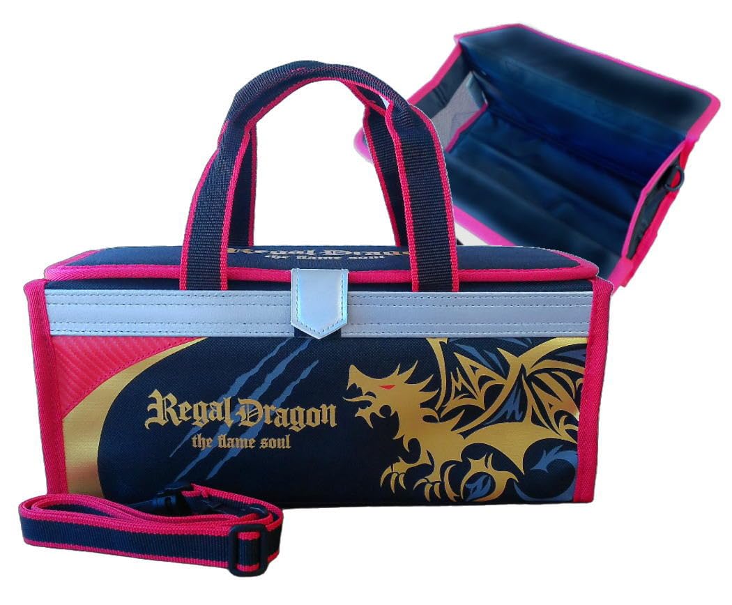 Art supplies bag, Regal Dragon design, for elementary school students, for storing paints and art supplies.