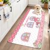 Flannel Kitchen Mat My Melody Soft Area Rug Non Slip Floor Carpet Home Decoration
