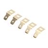 100PCS Quick Disconnect Connectors Non Insulated Solderless Adapters 10 Stud 1/4 Inch Male Spade