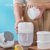 Manual Home Small Shaved Ice Machine Fruit Smoothie Maker Hand-Shake Ice Crusher Smoothie Ice Cream Maker For Home Kitchen