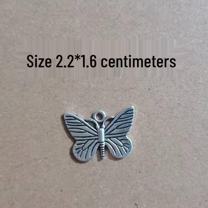 American Retro Butterfly Keychain: Y2K Millennial Style Bag Charm