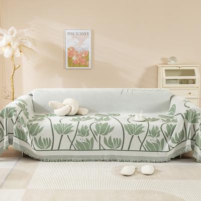 Sofa Cover, Cloth Towel, Sofa Blanket Cover, Full Package, Lotus Double-sided Sofa Cover, Universal In All Seasons