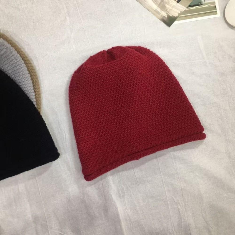 Warm Beanies Soft Ear Protection Hat Casual Winter Knitted Hat  Men Women