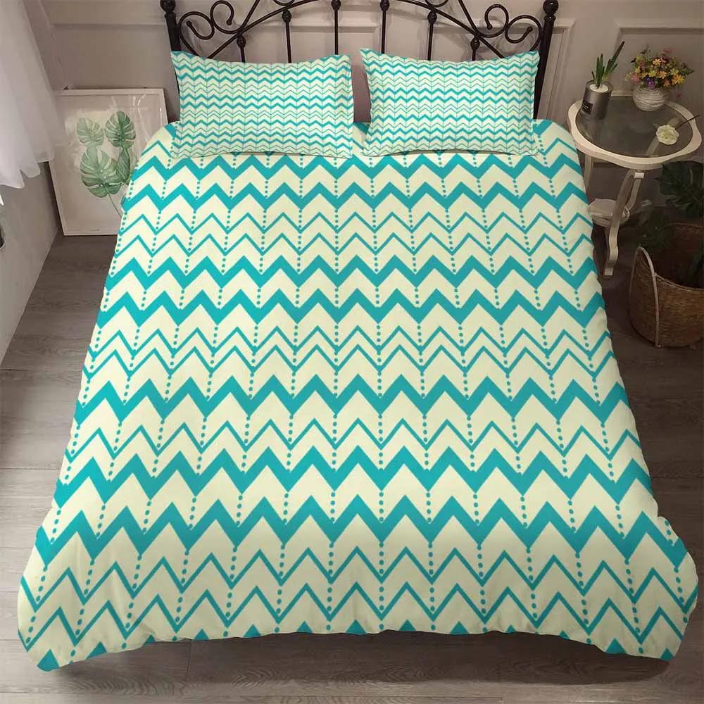 durable Quality Duvet cover set Dropship Super king comforter sets cover 5D Geometric quilt cover set featuring pilow case home textile beding HD