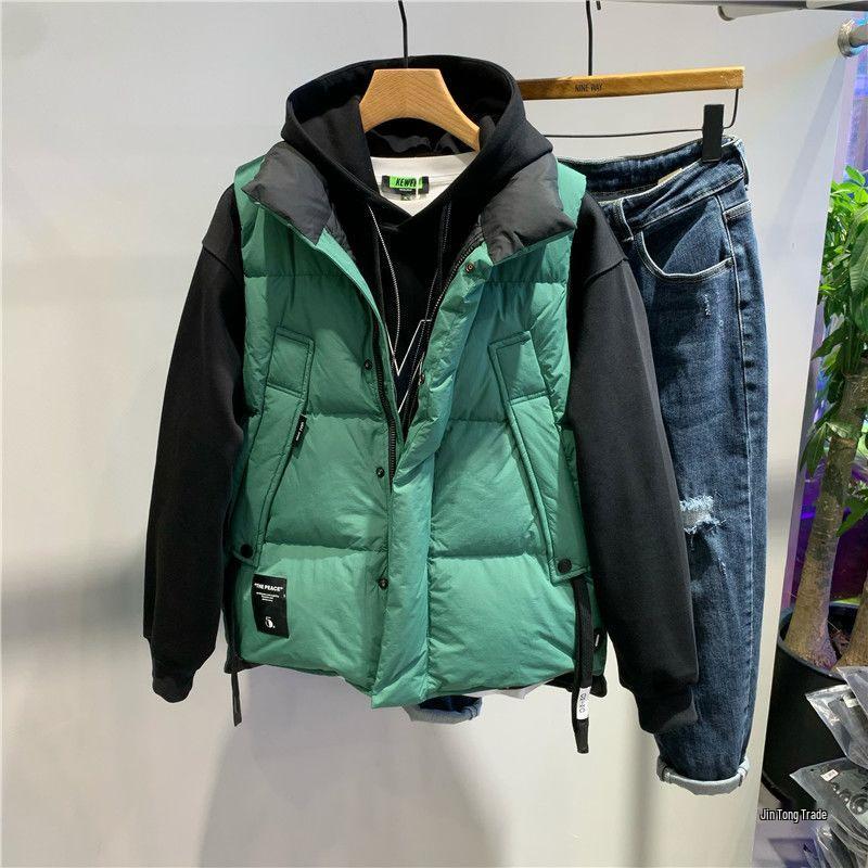 Men's Stylish Padded Vest - Warm Slim Fit Sleeveless Winter Jacket