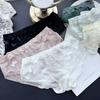 Ladies Spring and Summer Lovely Cotton Ice Screen Lace Panties