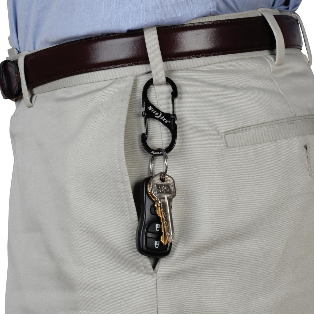NITEIZE Esbiner Slide Lock Carabiner #3 Black LSB3-01-R6 (Japanese Genuine