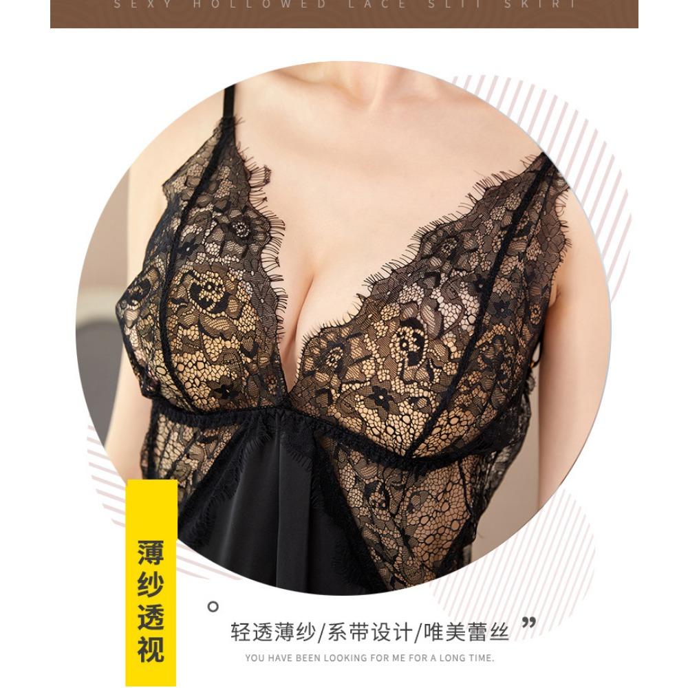 New Pure Desire Free Sex Underwear Sexy Suspender Skirt Pajamas Women's Split Pajamas Loungewear Temptation Wholesale