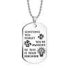Stainless Steel Keychain Pendant Necklace Personalized Creative Gift Bag Pendant Pendant Stainless Steel Keychain for Backpack Bag Pendant