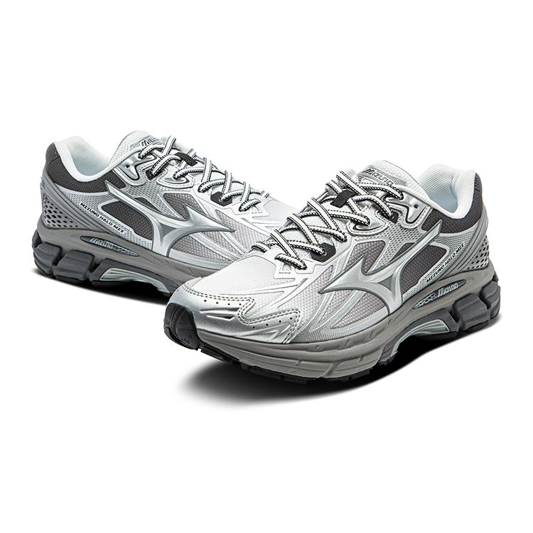 Mizuno Wave Momentum Unisex White Red D1GH240817