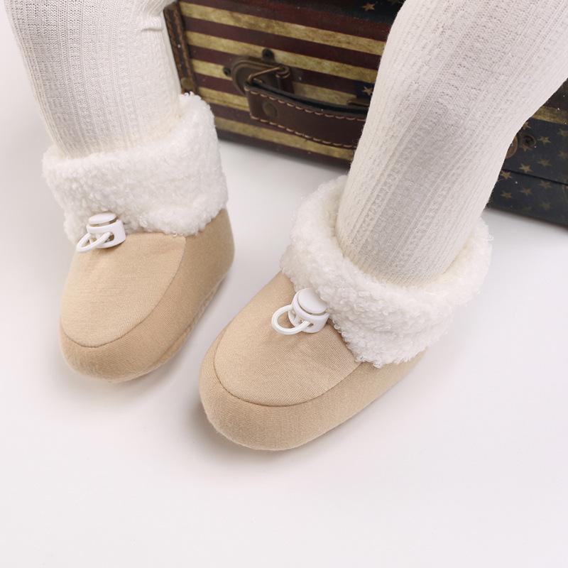 Unisex Soft Sole Snow Boots for Infants (0-1 Year)