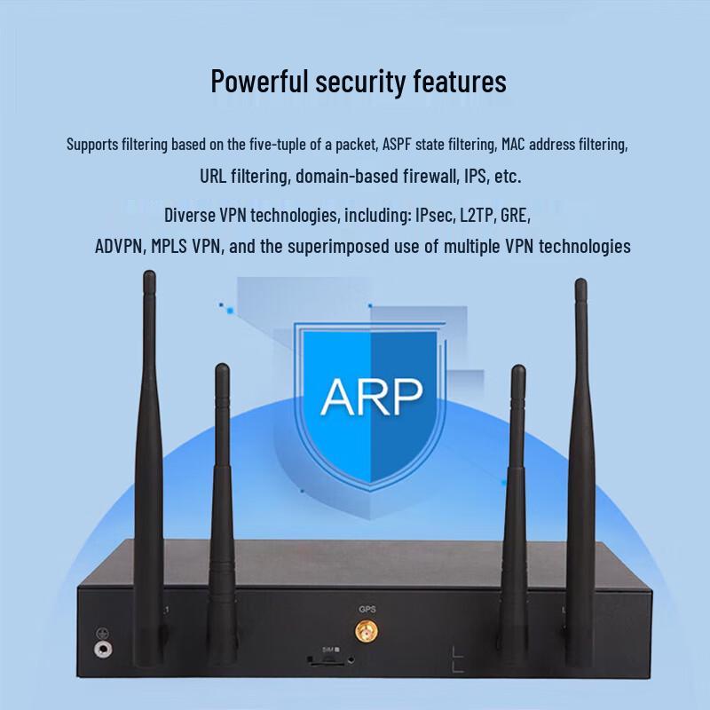 H3C MSR810-W-LM Gigabit Enterprise Router with VPN & 3/4G Wireless (CN version)