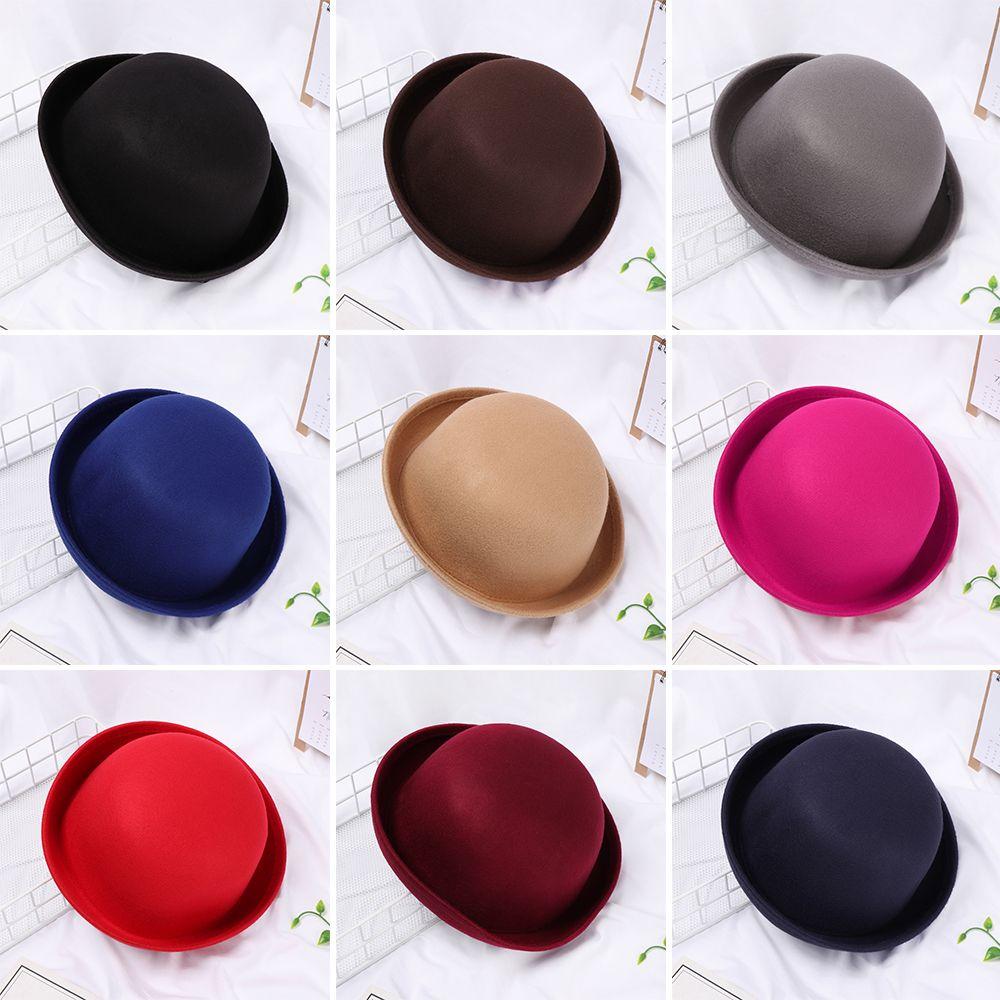 Women Not Deformed Elegant Beanie Cap Felt Hat Floppy Bowler Fedora Beret