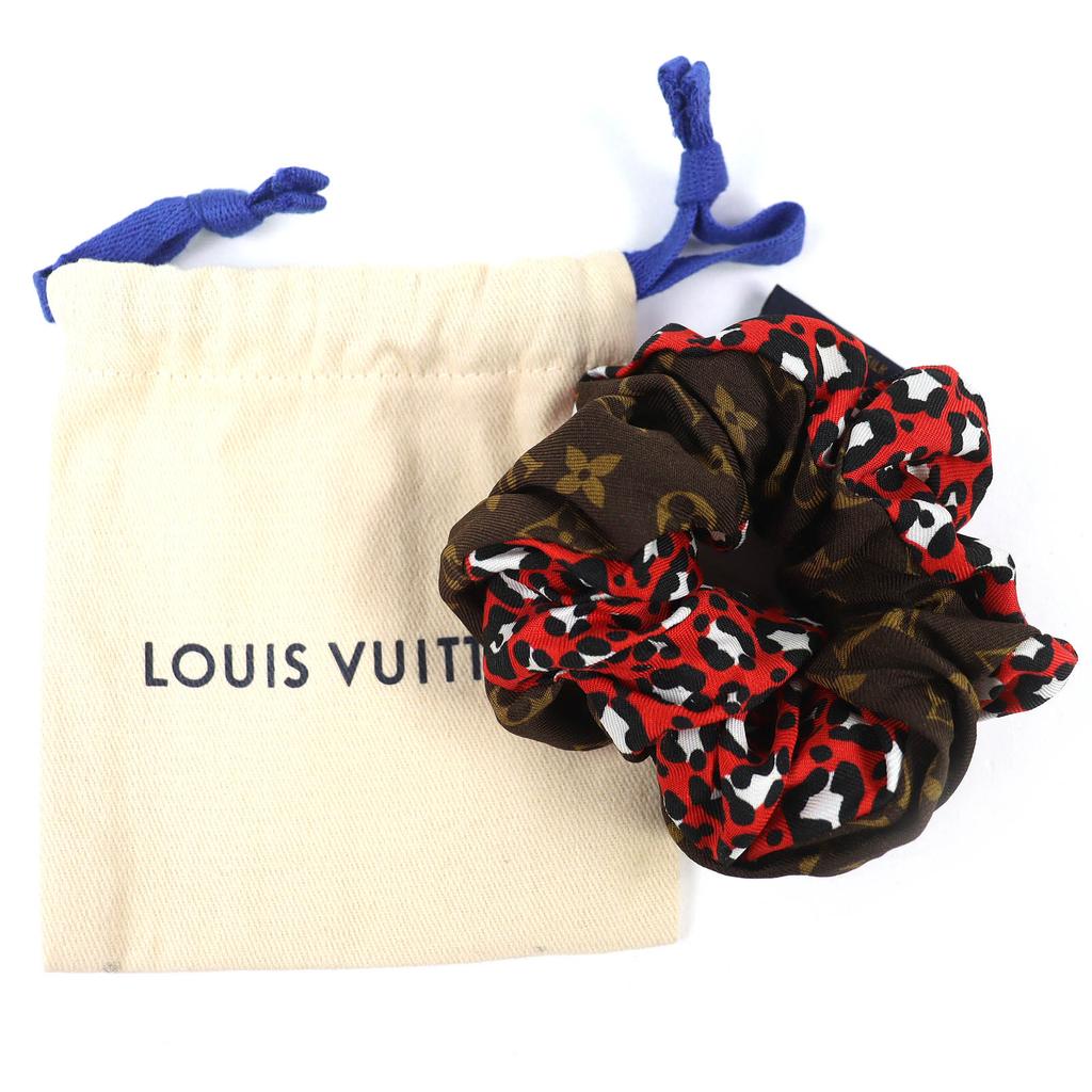 Great LOUIS VUITTON Chou Chou Be Mindful Monogram Leopard Pattern M77011 Used