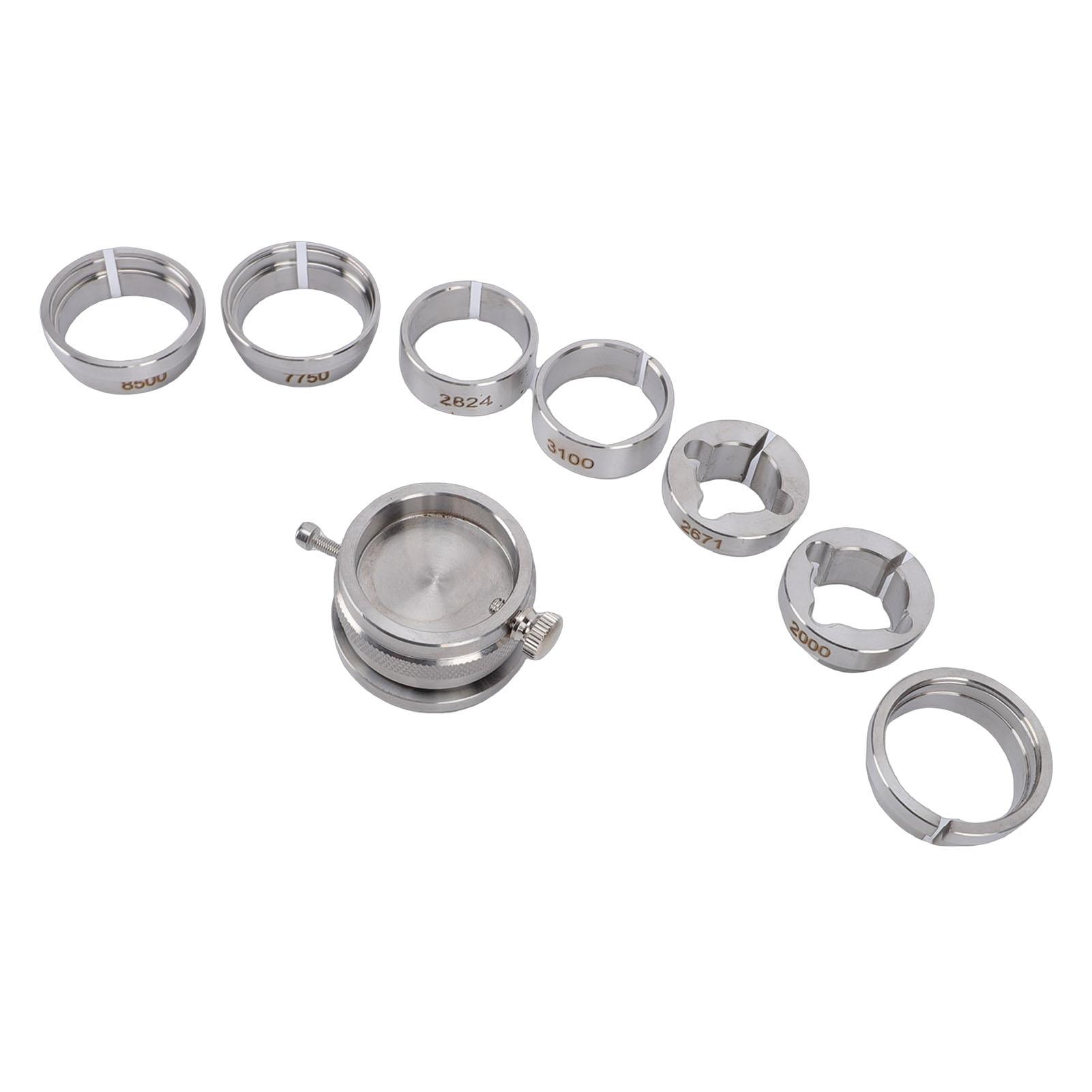 

8pcs Watch Movement Fixing Kit Stainless Steel Watch Movement Base for Watchmaker Watch Repair Tool