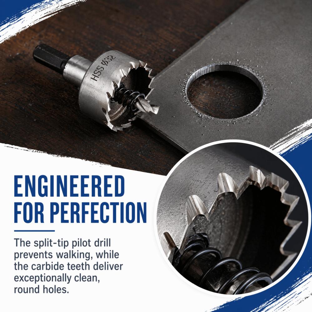 HSS 4341 Drill Bit Hole Saw Triangular Shank Heavy Duty Hole Saw Hole Saw Cutter For Wood Drilling
