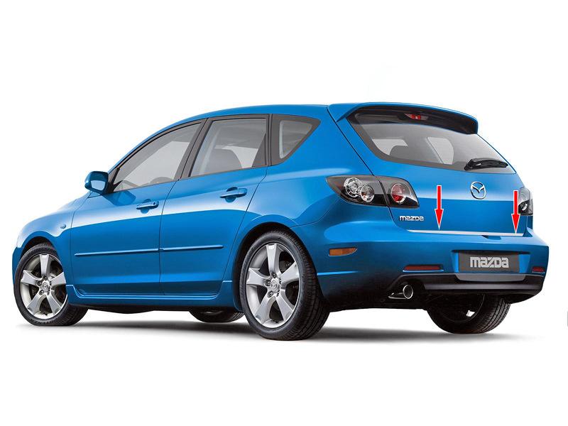 

Кромка багажника HB (нерж.) для Mazda 3 2003-2009 рр.