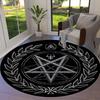 1pc Office Carpet Chair Mats Pentagram Seal of Solomon Perfect for Decorating Office Chairs, Living Rooms, Or Bedrooms