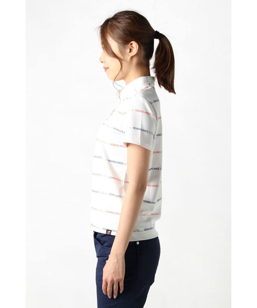 Golf Short Sleeve Polo Shirt Sweat Quick UV 2 [New Balance] (Stain Resistant, Absorbent, Drying, Protection) / Women's / 012-1168510 152_Orange [L]