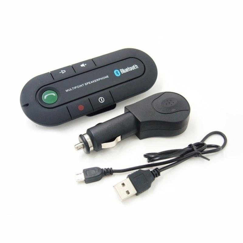 Bluetooth Handsfree Car Kit Wireless Bluetooth Adapter Receiver Speakerphone MP3 Music Player with Car Sun Visor Clip Auto Accessories Car Bluetooth