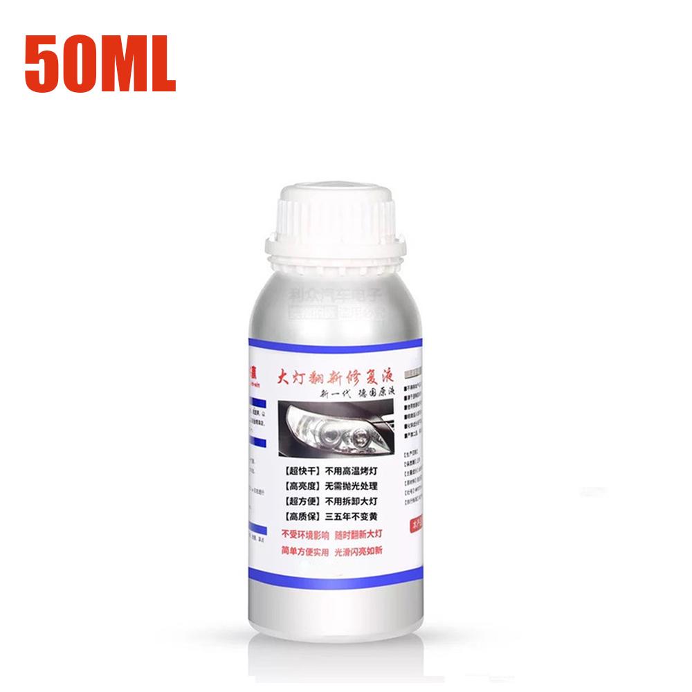 Tekutý polymer na leštění automobilových světlometů Renovace Renovace světlometů Auto Čisticí prostředek 50ML/100ML/150G Produkty pro opravy automobilů